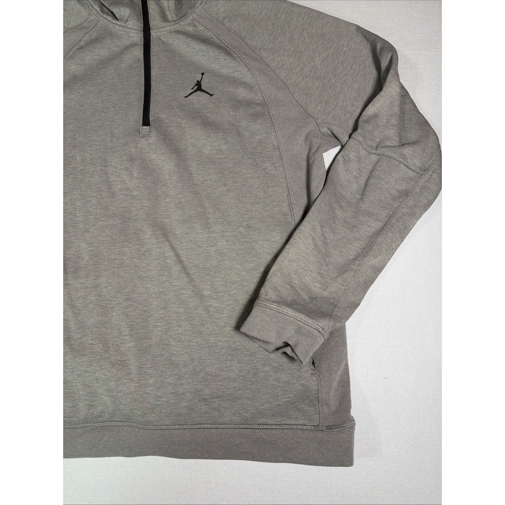 Nike Air Jordan Sport 1/2 Half Zip Hoodie Gray DV1245-091 Men's Large - Picture 4 of 16